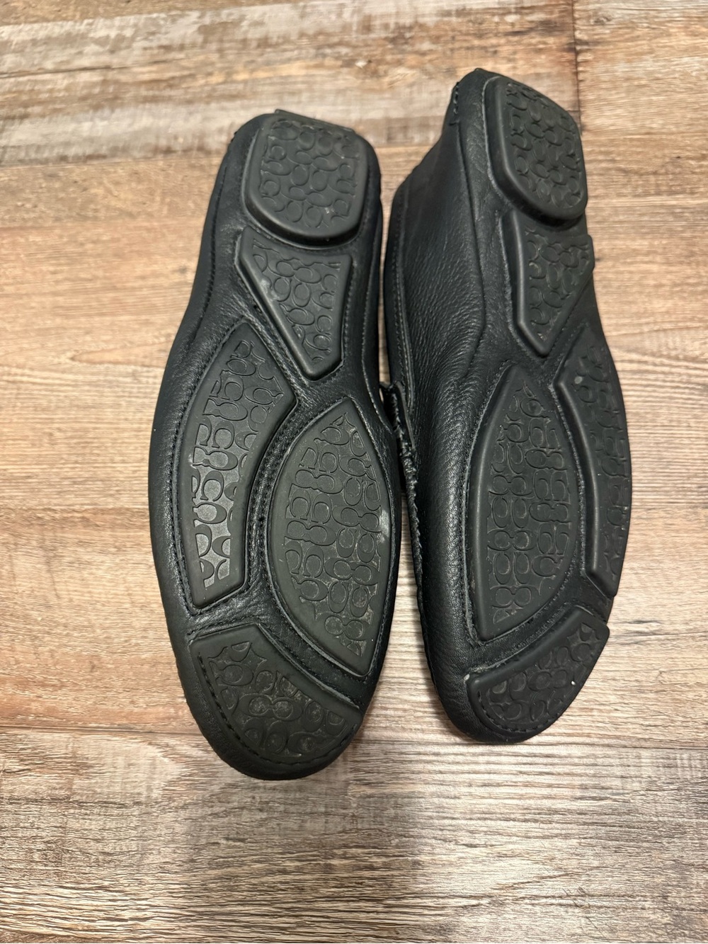 Coach Black Leather Penny Loafers for Men - Picture 3 of 6